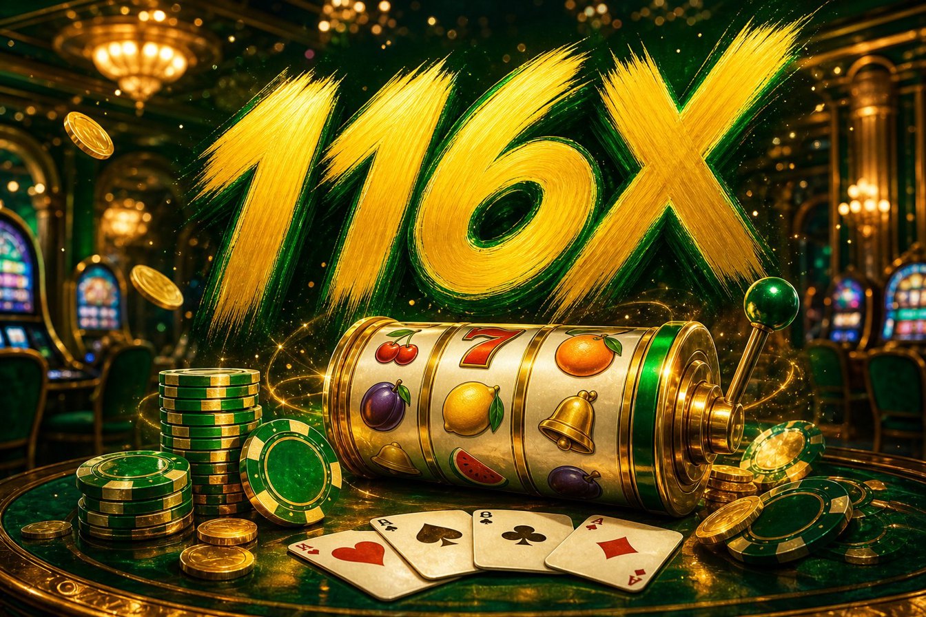 Halaman pendaftaran 116X dengan formulir akun baru dan keterangan hadiah